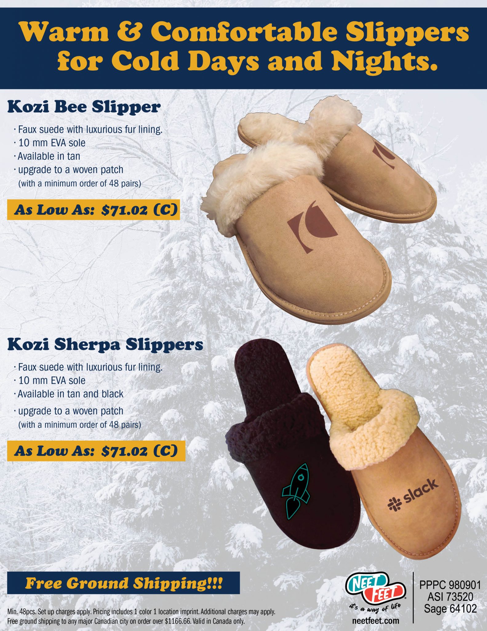 Warm & Comfortable Slippers